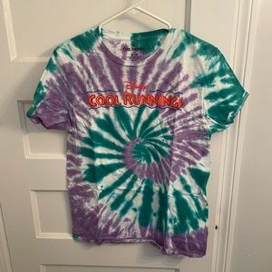 Disney Cool Runnings Tie-Dye Shirt - Teal and Lavender